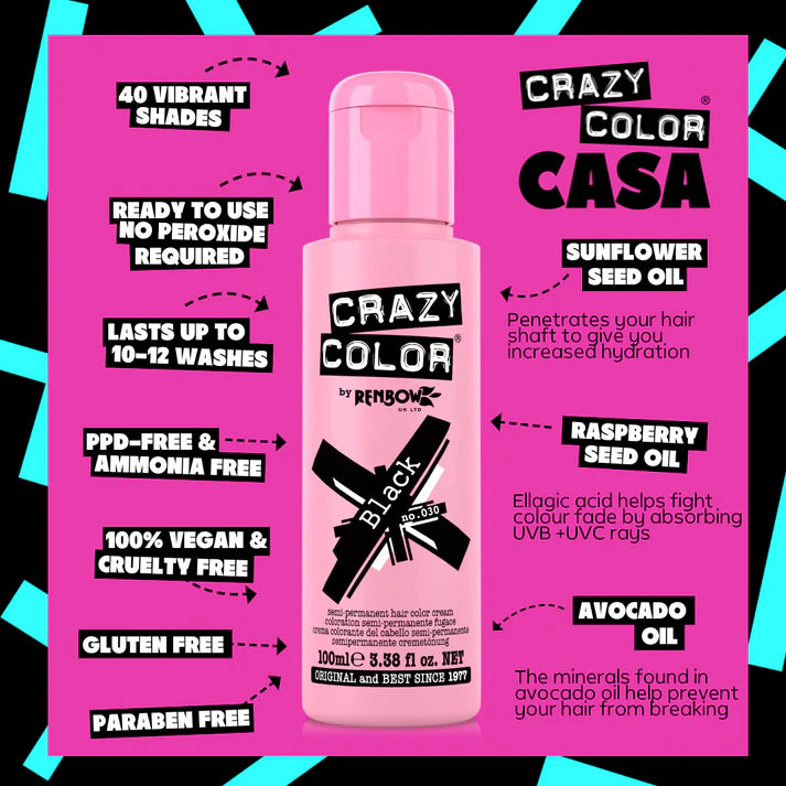 Crazy Color Black 100ml