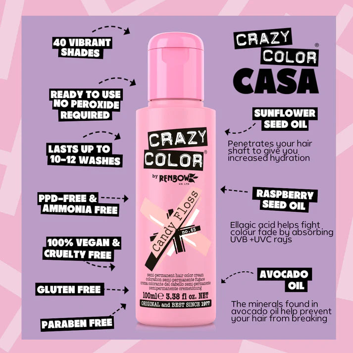 Crazy Color Candy Floss 100ml