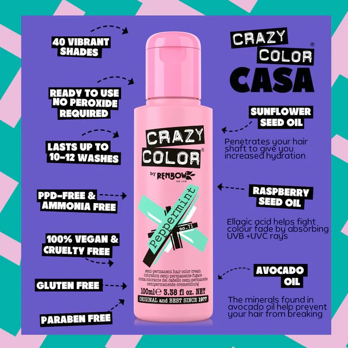 Crazy Color Peppermint 100ml