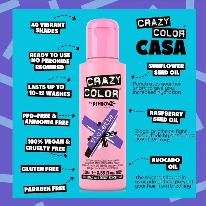 Crazy Color Violette 100ml