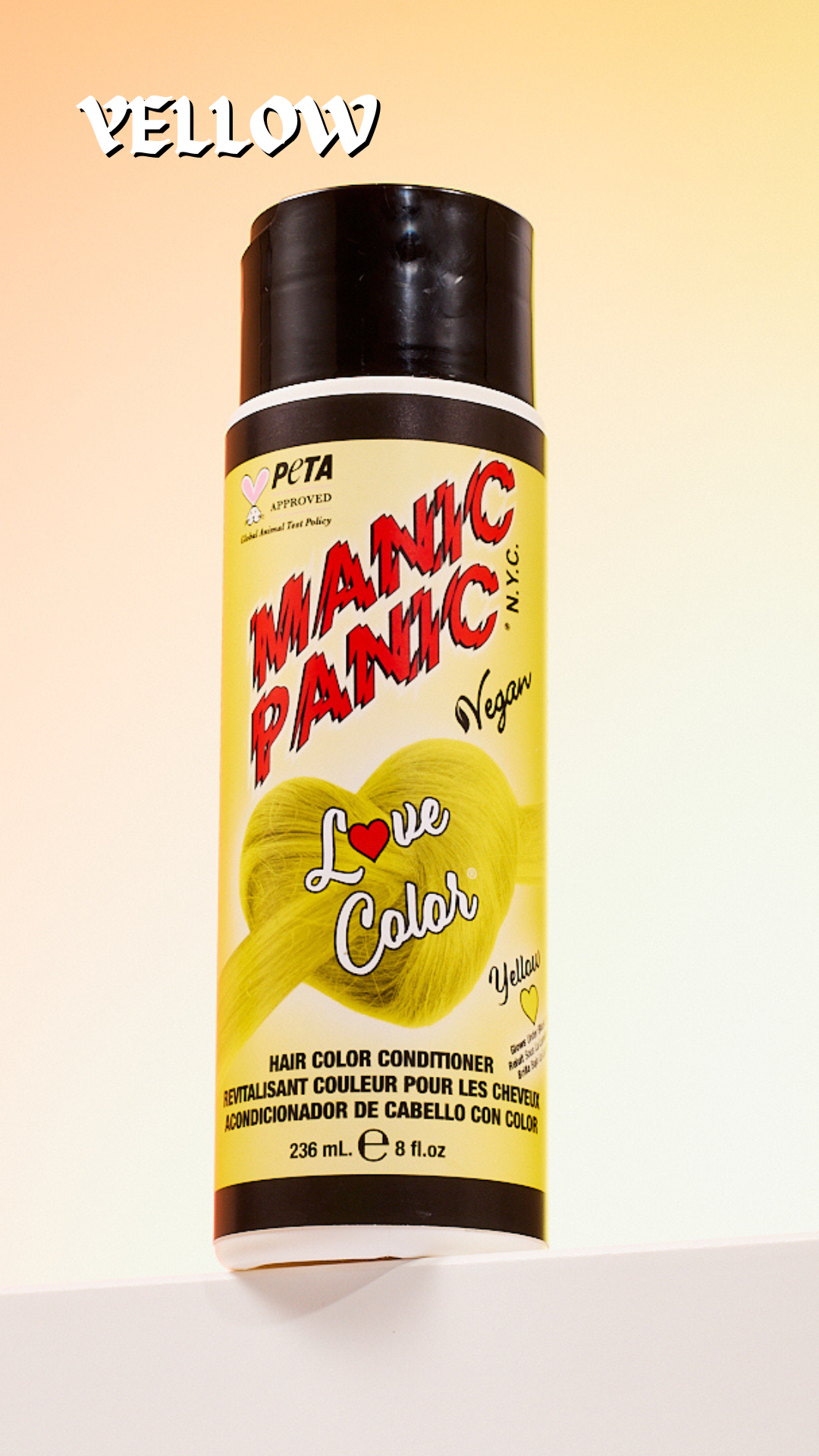 Manic Panic Love Color Conditioner Yellow Heart 236ml