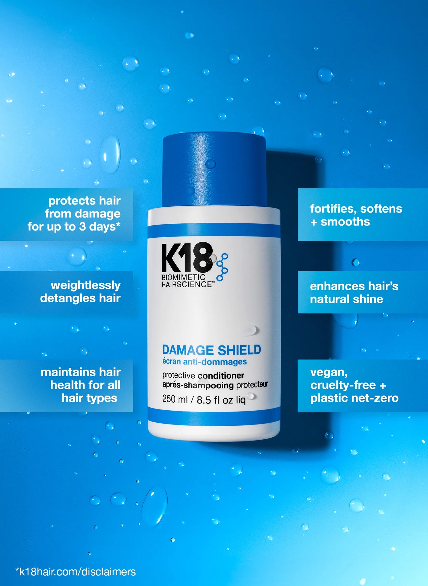 k18 damage shield conditioner 250ml