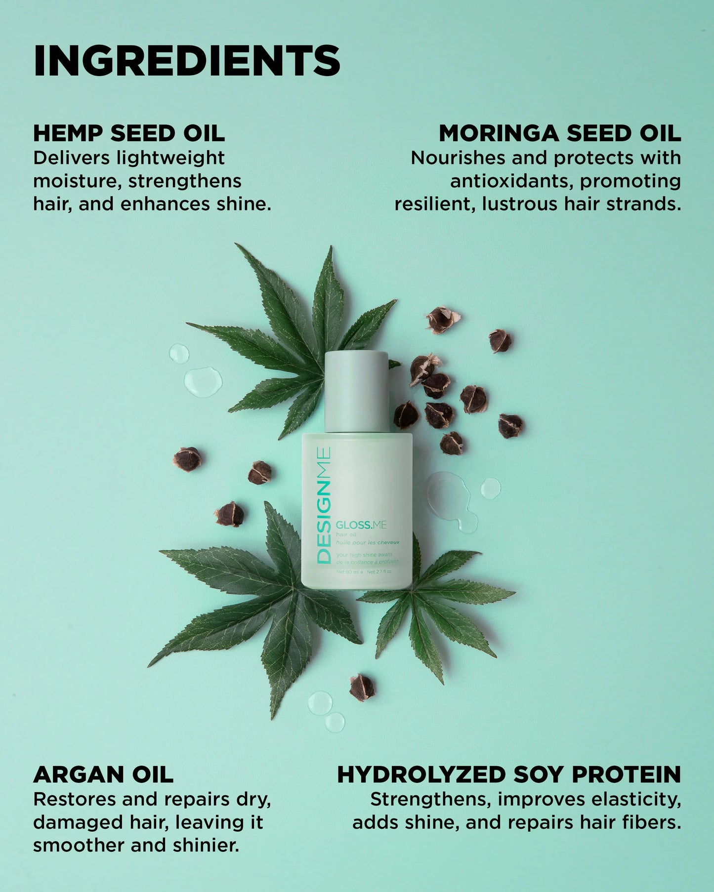 DESIGNME GLOSS.ME Hair Serum 80ml