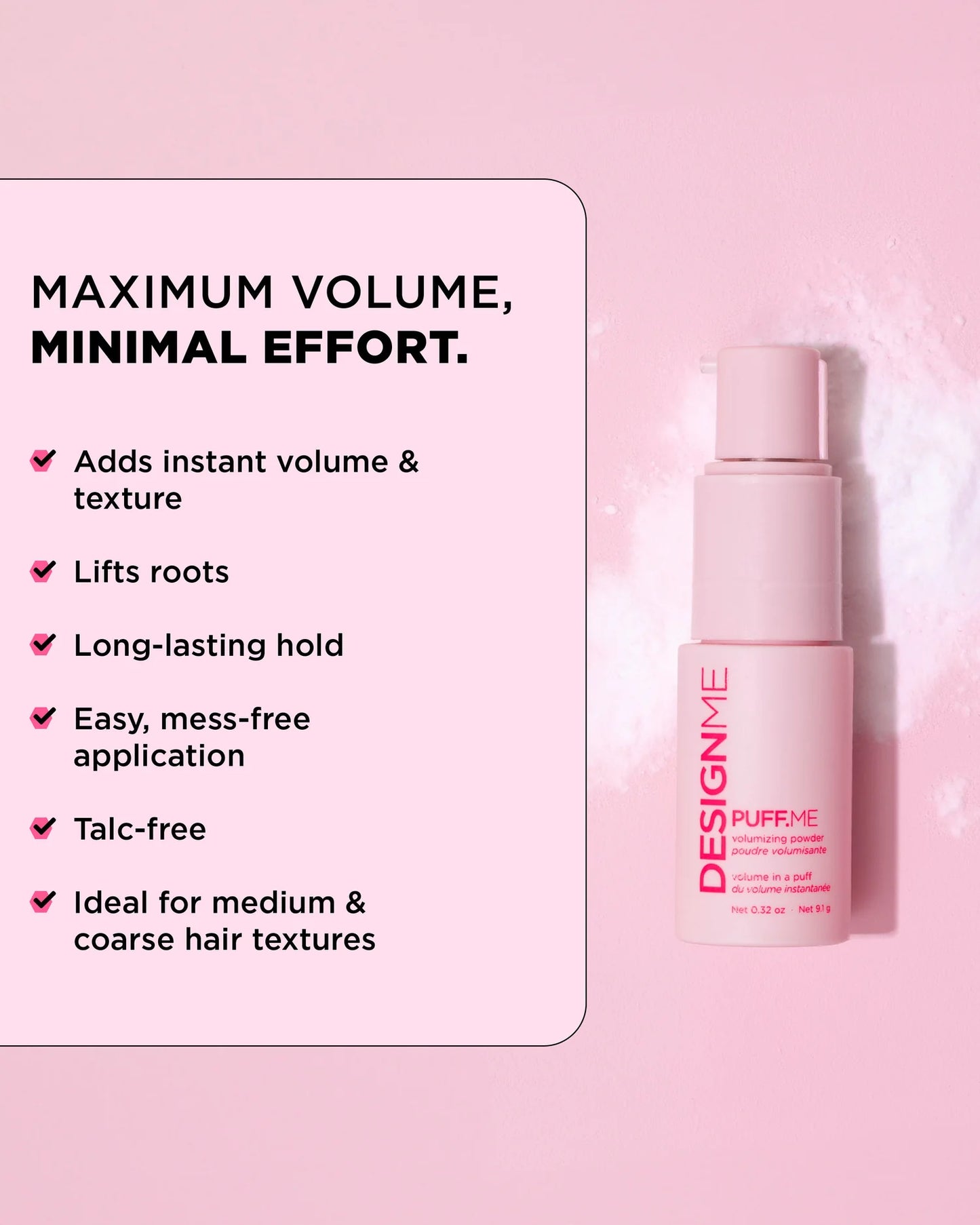 DESIGNME PUFF.ME Volumizing Powder 9.1g