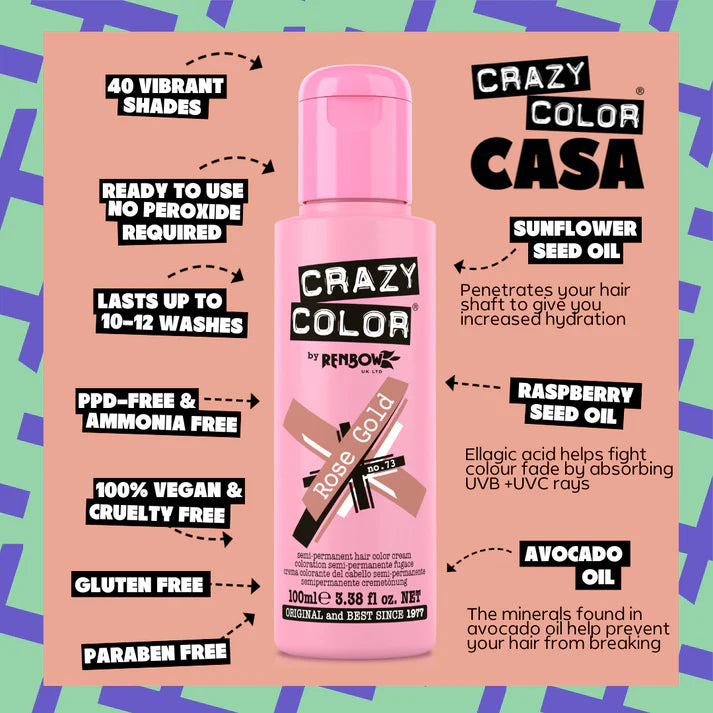 Crazy Color Rose Gold 100ml