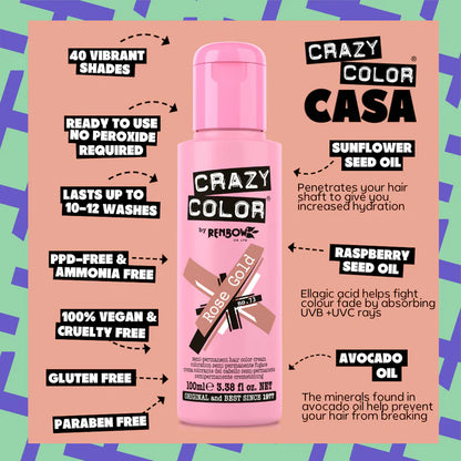 Crazy Color Rose Gold 100ml