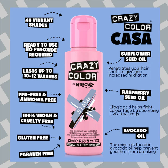 Crazy Color Slate 100ml
