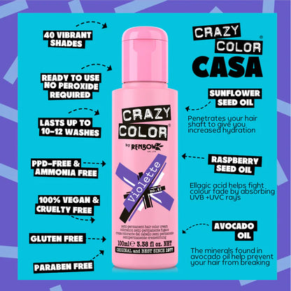 Crazy Color Violette 100ml