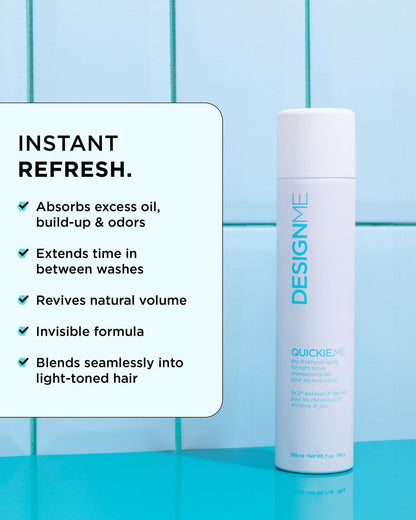 DESIGNME QUICKIE.ME Dry Shampoo Blonde 339ml