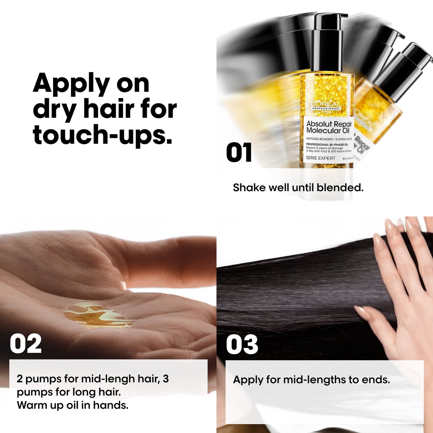 Loreal Absolut Repair Molecular Oil 90ML
