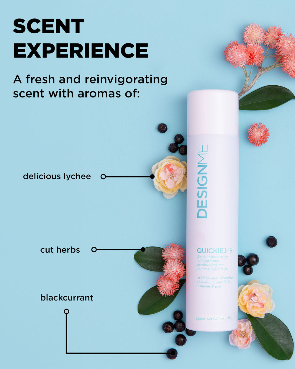 DESIGNME QUICKIE.ME Dry Shampoo Blonde 339ml